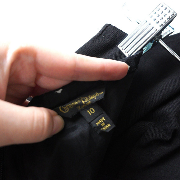 Vintage Embroidered Halter Top Floral Babydoll Pin-Up Style Mini Dress Sz 10 EUC - Picture 12 of 13